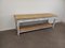 Vintage Weathered Worktable, 1950s 12