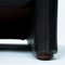 Vintage Italian Black Brown Leather Maralunga Sofa by Vico Magistretti for Cassina, Image 18