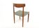 Chaira de comedor bt Knud Faerch para Slagelse Møbelfabrik, Dinamarca, años 60. Juego de 4, Imagen 4