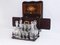 French Napoleon III Tantalus with Crystal Glassware, Image 4