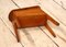Shoe Shine Stool in Beech and Imitation Leather, 1960s, Image 3