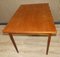 Mid-Century Teak Extendable Dining Table with Tapered Legs, 1960s, Image 6