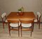 Mid-Century Teak Extendable Dining Table with Tapered Legs, 1960s, Image 12