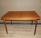 Mid-Century Teak Extendable Dining Table with Tapered Legs, 1960s, Image 7