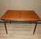 Mid-Century Teak Extendable Dining Table with Tapered Legs, 1960s, Image 3