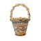 Decorated and Perforated Ceramic Basket, 1950s, Image 1