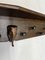 Dark Wood Wall Mounted Coat Rack with Carved Elephant Head, 1970s, Image 8