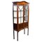Mueble de porcelana eduardiano de caoba pintada a mano, década de 1900, Imagen 1
