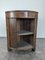 Scandinavian Brown Marquetry Corner Cabinet 3