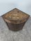 Scandinavian Brown Marquetry Corner Cabinet 2