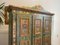 Mueble Voglauer pintado a mano en verde, década de 1800, Imagen 5