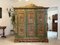 Meuble Voglauer Peint à la Main en Vert, 1800s 4