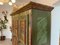 Meuble Voglauer Peint à la Main en Vert, 1800s 9