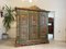 Mueble Voglauer pintado a mano en verde, década de 1800, Imagen 10