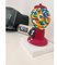 Escultura de máquina de chicle de arcilla hecha a mano colorida en rojo, Imagen 3