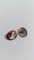 Art Deco Silver Cufflinks Enameled with Hunting Dogs, 1930s, Set of 2 10