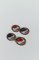 Art Deco Silver Cufflinks Enameled with Hunting Dogs, 1930s, Set of 2 7
