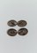 Art Deco Silver Cufflinks Enameled with Hunting Dogs, 1930s, Set of 2 9