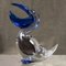 Vintage Italian Murano Signed Colored Glass Animalier Sculpture, 1970s 1