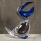 Vintage Italian Murano Signed Colored Glass Animalier Sculpture, 1970s 4