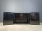 Mueble de laminado negro y cromo de Mario Sabot, años 80, Imagen 2