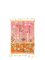 Marokkanischer Beni Ouarain Wollteppich in Rosa, Orange & Mehrfarbig, 1990er 1