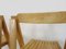 Vintage Folding Chairs in Light Wood in the style of Aldo Jacober, 1970s 9