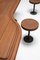 Swiss Table with 8 Matching Stools, Set of 9 2