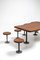 Swiss Table with 8 Matching Stools, Set of 9 15