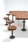 Swiss Table with 8 Matching Stools, Set of 9 8