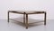 Vintage French Smoked Glass Coffee Table, 1980 1