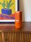 Space Age Orange Ceramic Vase by Studio Opi for Gabbianelli, Italy, 1960s 8