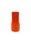 Space Age Orange Ceramic Vase by Studio Opi for Gabbianelli, Italy, 1960s 11