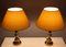 Hollywood Regency Brass Table Lamps, 1970s, Set of 2, Image 3