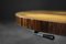 Vintage German Round Rosewood Coffee Table from Ilse Möbel, 1970s 7