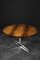 Vintage German Round Rosewood Coffee Table from Ilse Möbel, 1970s 4