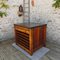 Mueble de roble con cajones y estantes deslizantes, siglo XX, Imagen 19