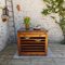 Mueble de roble con cajones y estantes deslizantes, siglo XX, Imagen 14