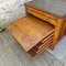 Mueble de roble con cajones y estantes deslizantes, siglo XX, Imagen 7