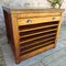 Mueble de roble con cajones y estantes deslizantes, siglo XX, Imagen 21