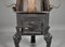 Antique French Cast Iron Laundry Stove with Five Sad Irons, Image 7