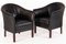 The Queen’s Chairs by Lars Kalmar for Mogens Hansen, 1970s, Set of 2 1