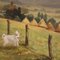 Landscape, 1935, Small Oil on Board, Framed 10