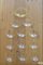 Heilbronn Bowl Set by Wilhelm Wagenfeld for Vereinigte Lausitzer Glaswerke, 1930s, Set of 12 7