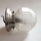Art Deco Deckenlampe aus geschliffenem Glas 3