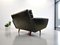 Vintage Model 64 Two-Seater Sofa in Original Black Leather by Georg Thams for Vejen Polstermøbelfabrik, 1960s, Image 7