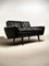 Vintage Model 64 Two-Seater Sofa in Original Black Leather by Georg Thams for Vejen Polstermøbelfabrik, 1960s, Image 4