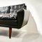 Vintage Model 64 Two-Seater Sofa in Original Black Leather by Georg Thams for Vejen Polstermøbelfabrik, 1960s, Image 11
