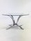 Mid-Century Modern Coffee Table in Glass with Chrome Frame 8