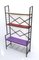 Étagère Vintage en Fer Verni en Bois et Formica Coloré, Italie, 1960s 2